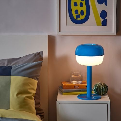 Купить IKEA FADO () Настольная лампа белого цвета лучшая цена — PlMebli