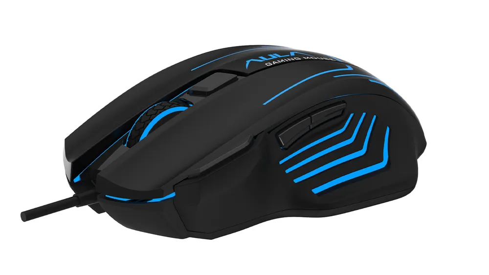 Игровая мышь проводная AULA S18, черный #3