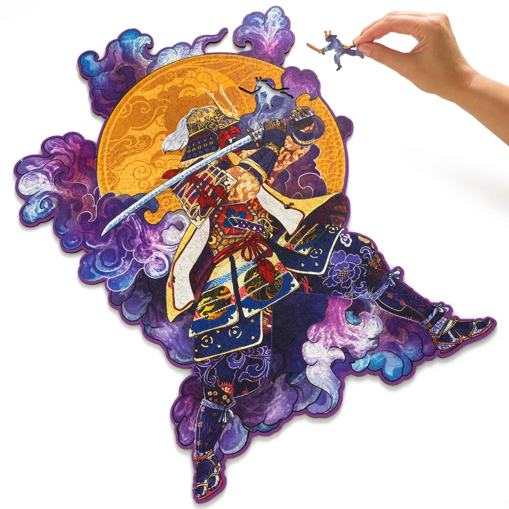 Деревянные пазлы для взрослых и для детей Rugo "Самурай" 42х56 см, 367 ...