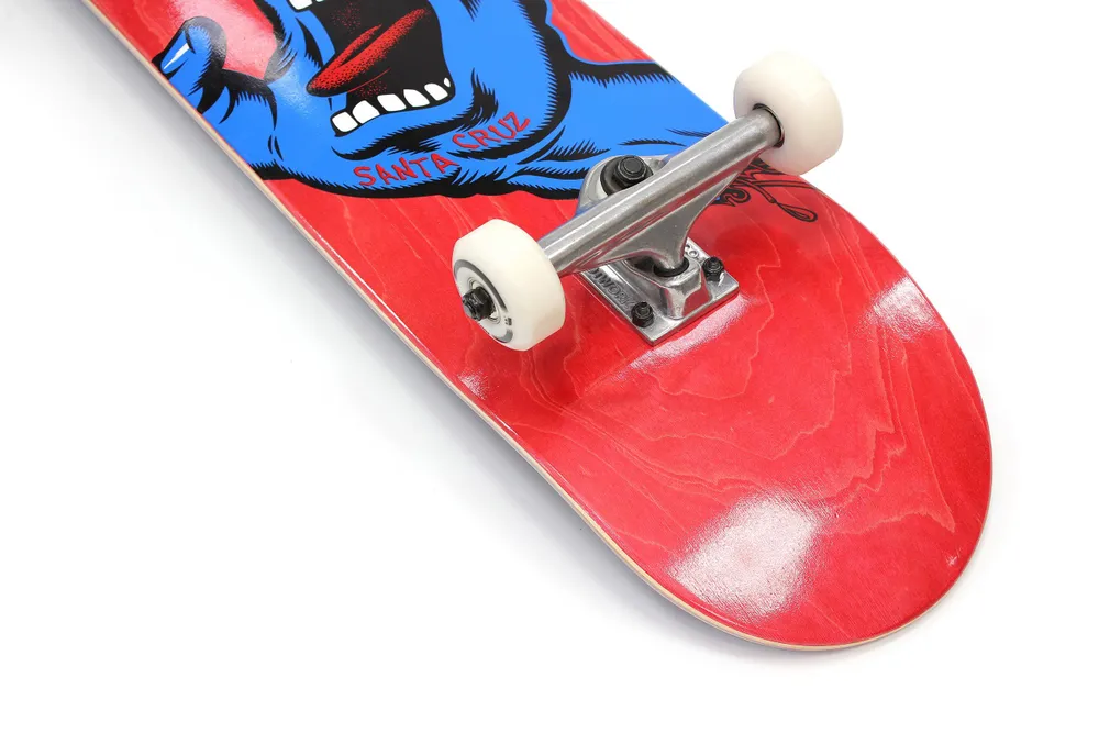 Скейтборд в сборе Santa Cruz Screaming Hand Red 8*31.75 Трюковый для детей / подростков, 8x31.75, фото 3