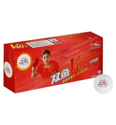 Мяч для настольного тенниса DOUBLE FISH 40+ 3*, 10 мячей в упаковке Похожие товары