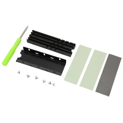 Радиатор M.2 NVMe для SSD 2280 с термопрокладками, совместим с ПК и PS5