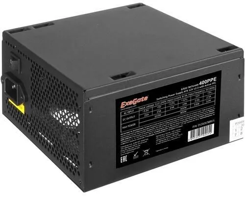 Блок питания 400W ExeGate 400PPE (EX260638RUS-PC)