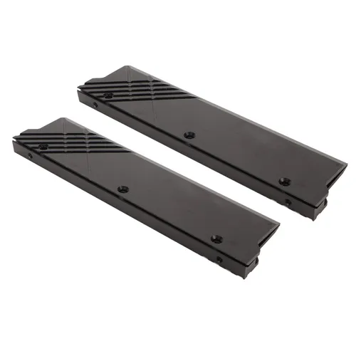 Радиатор охлаждения для оперативной памяти DDR5, алюминиевый, черный, для водяного охлаждения компью