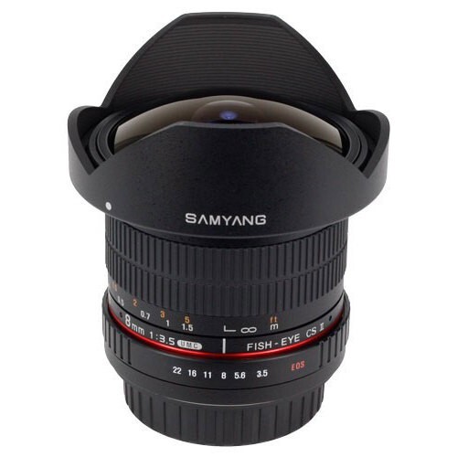 Объектив Samyang 8mm f/3.5 AS IF UMC Fish-eye CS II EF-S купить на