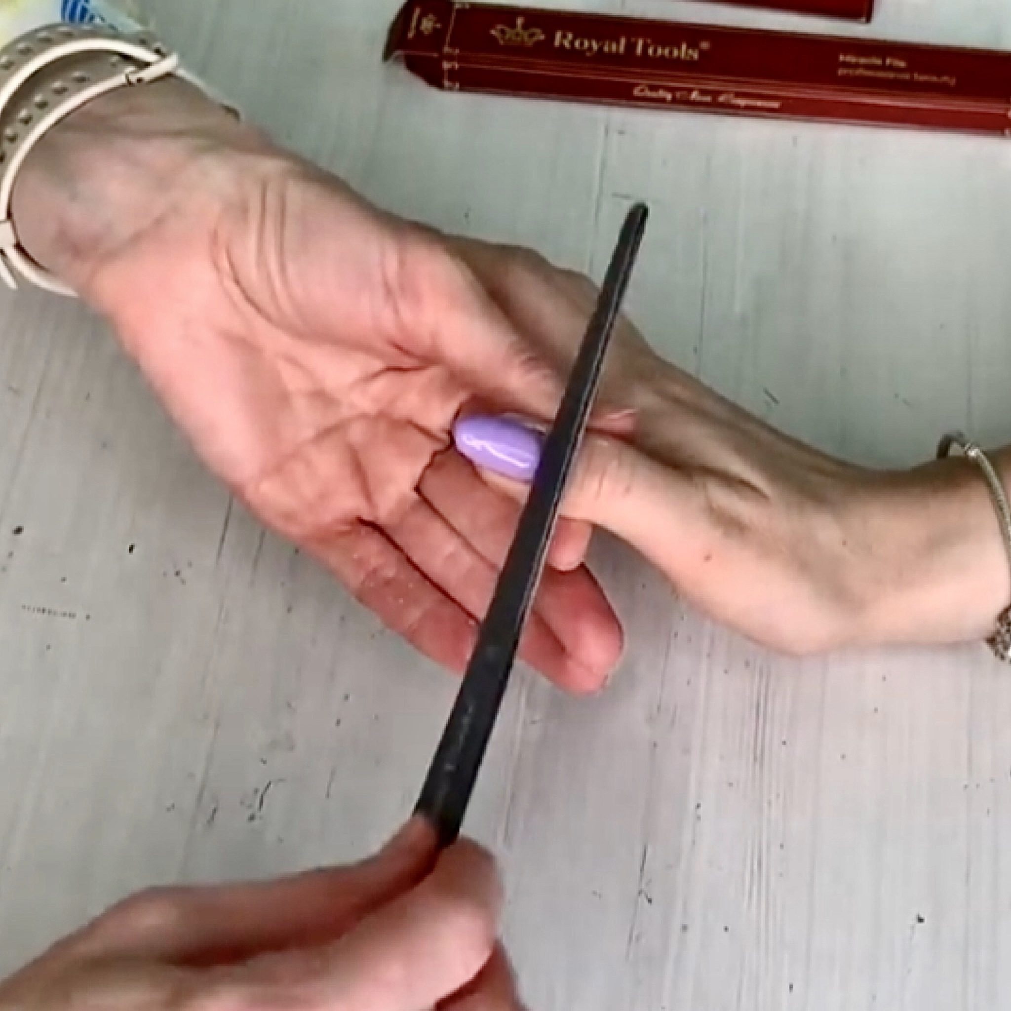 Royal Tools Королевская волшебная пилка для кутикулы, 2 стороны ...