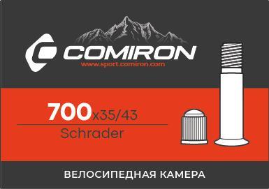 Камера для велосипеда бутиловая COMIRON 700X35/43 Schrader 32mm 178g Камера для велосипеда бутиловая COMIRON 700X35/43 Schrader 32mm 178g