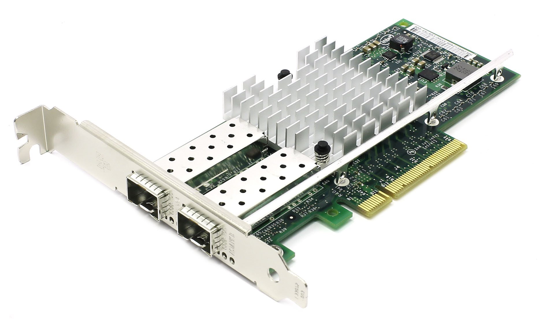 HP560SFP+665247-001669279-001665249-B21(форматX520-DA2E69818иLREC9802BF)SFP+10-гигабитнаясетеваякартадлякомпьютеровисерверовPCI-Ex8,содержит2разъёмадлятрансиверовSFP+