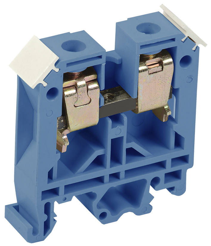 КлеммаIEKнаDINрейкуЗНИ6мм2синяя