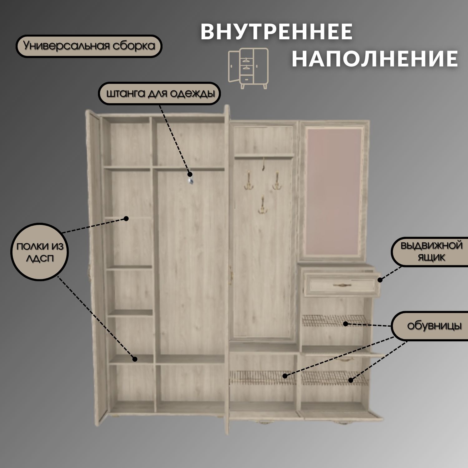 Мебель лером сборка прихожей