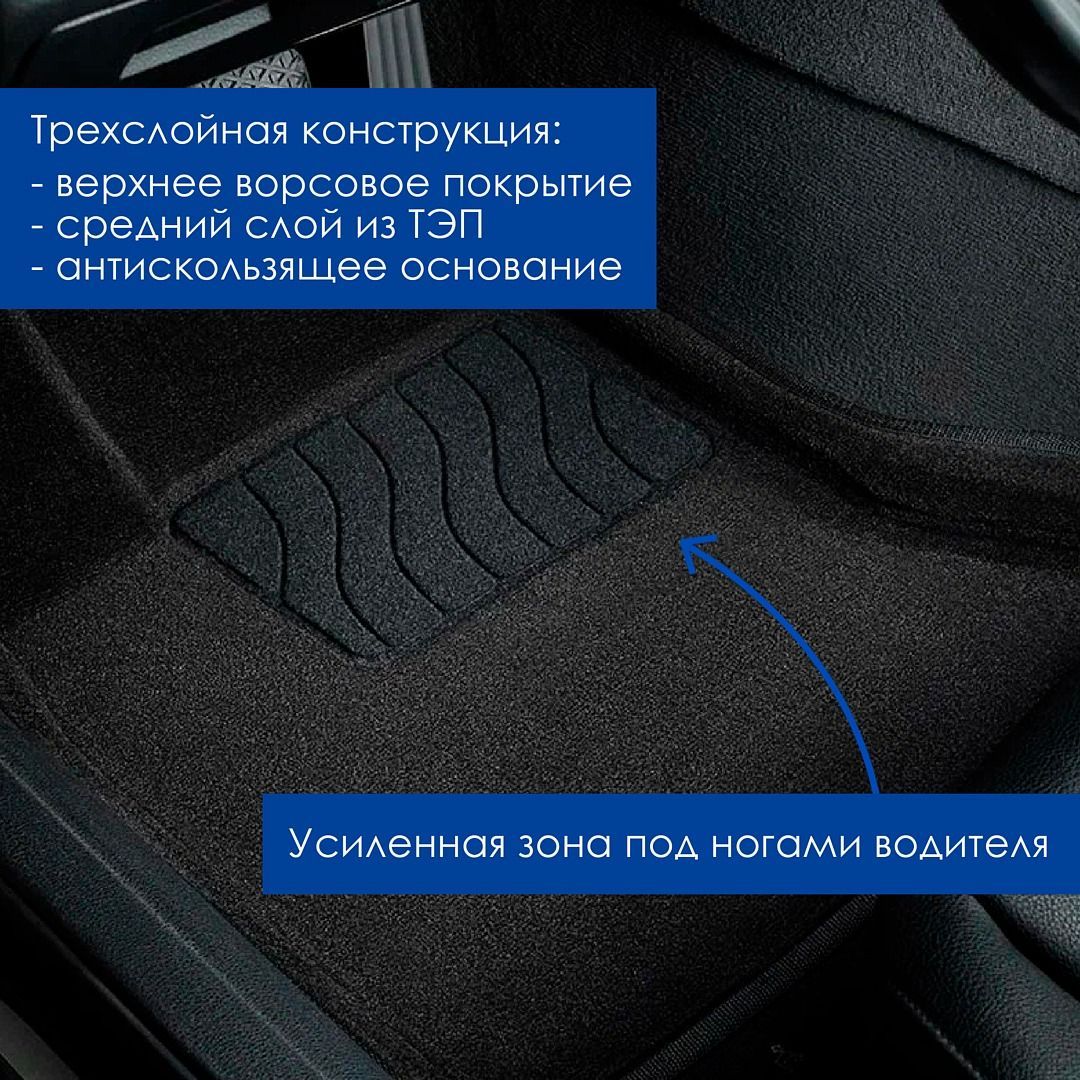 Коврики в салон автомобиля Seintex Hyundai Sonata VIII (DN8) 2019-н.в.  черные ворсовые 3D (хендай соната 8), цвет черный - купить по выгодной цене  в интернет-магазине OZON (384348315)