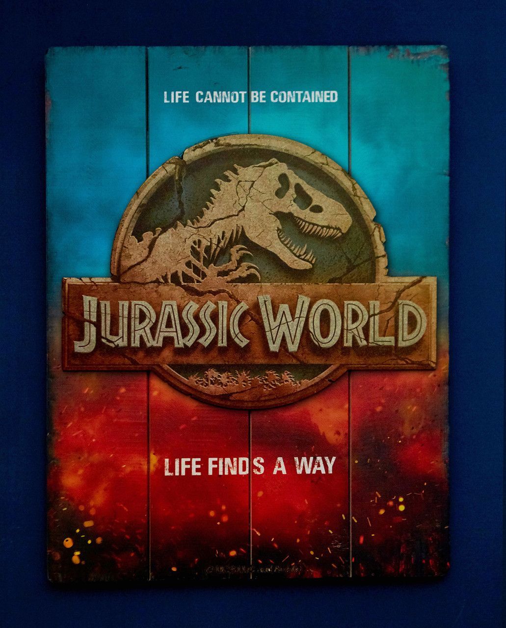 3D фигурка Мир Юрского Периода JURASSIC WORLD - WOODART 3D Life Finds a Way