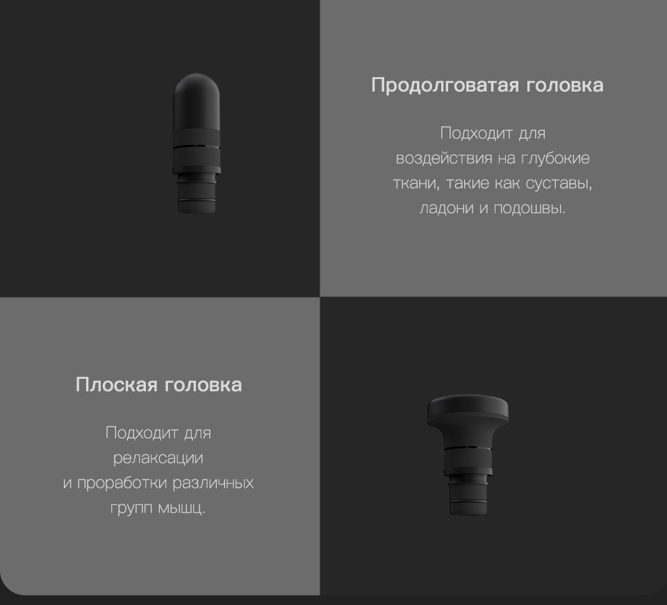 Перкуссионный массажер Yunmai Fascia Massage Gun Slim Elegant MV-FG ...