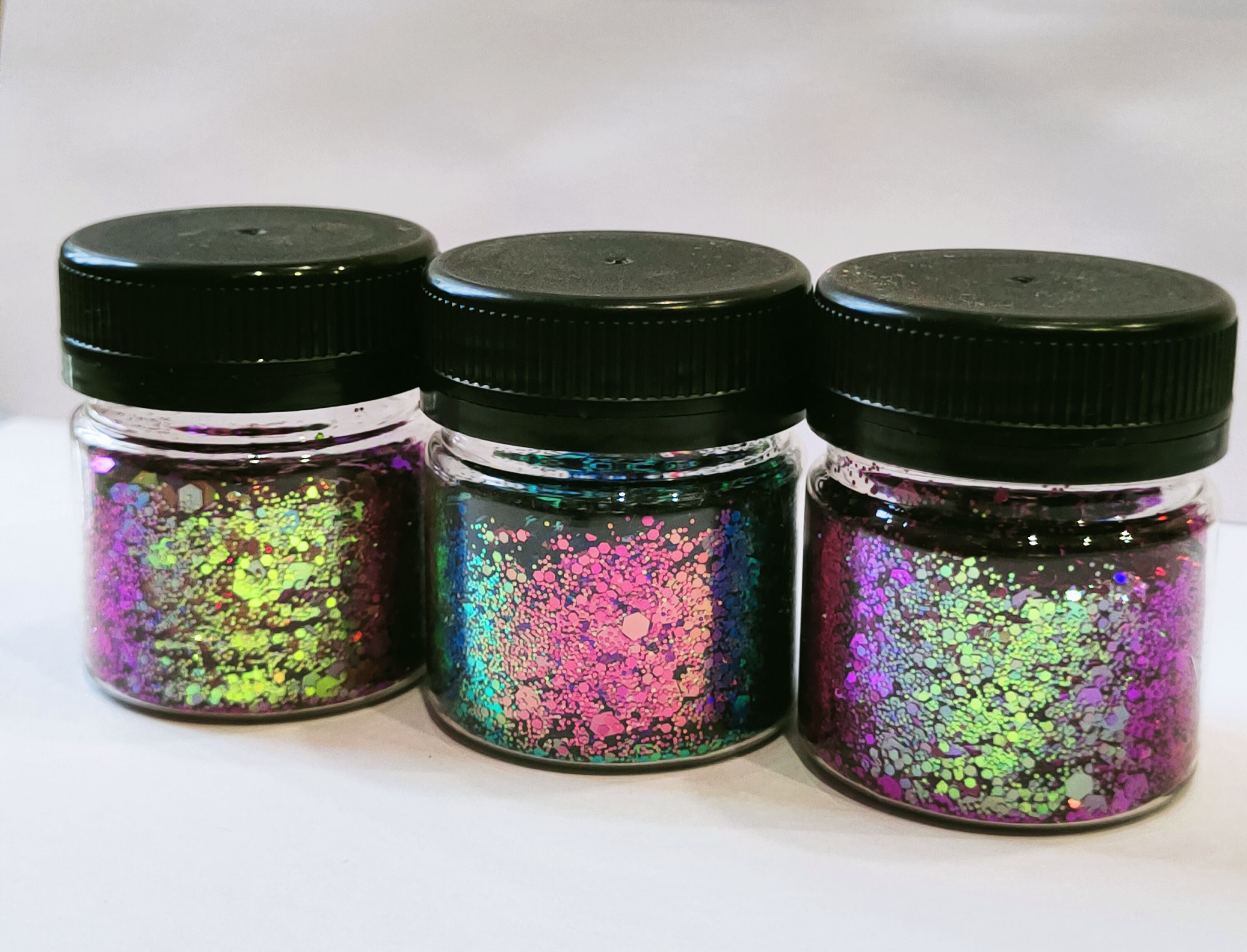 Глиттер (блестки) ХАМЕЛЕОН, набор 3 шт. по 15 грамм МИКС - купить с ...