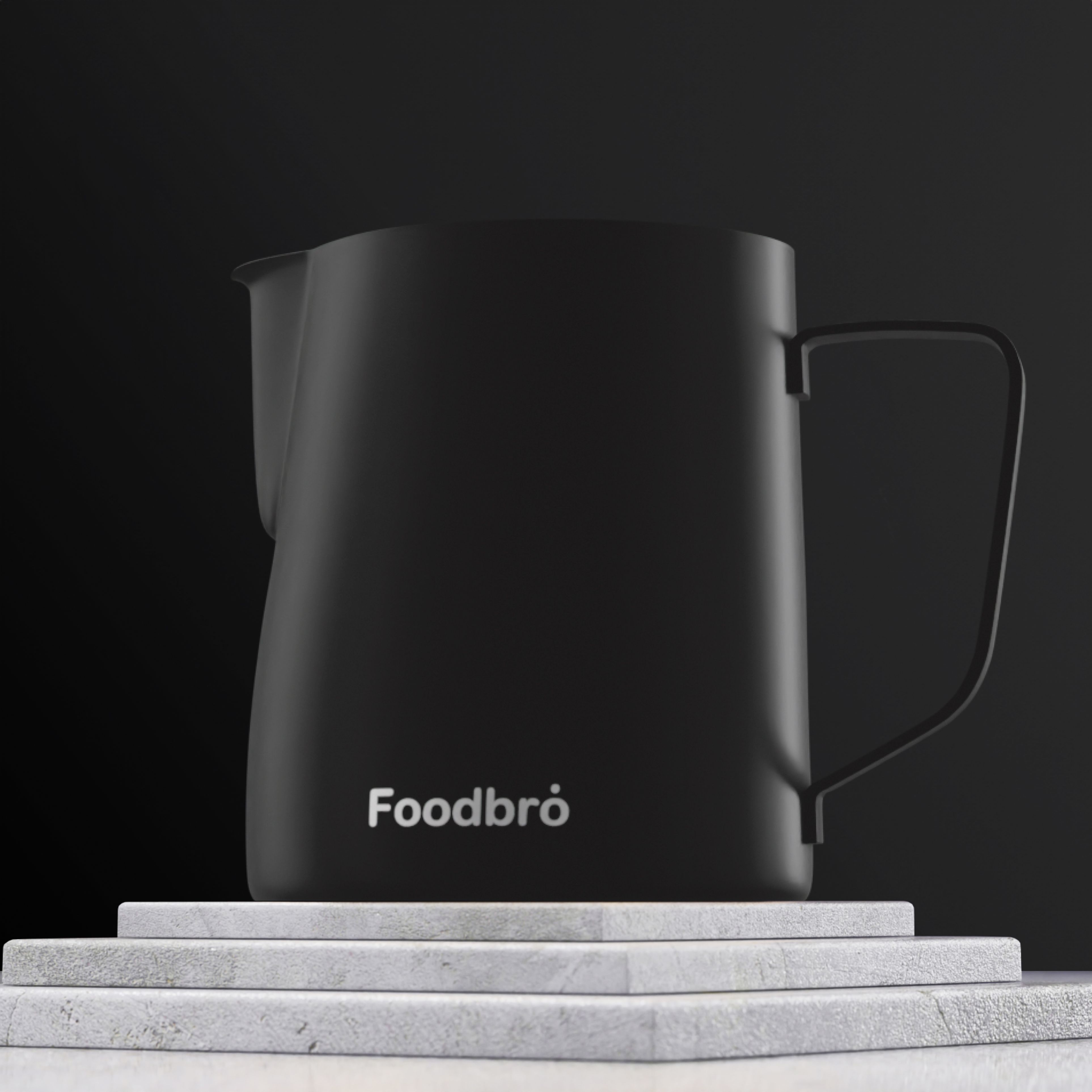 Питчер для молока и кофе, молочник 600 мл, черный - купить с доставкой ...