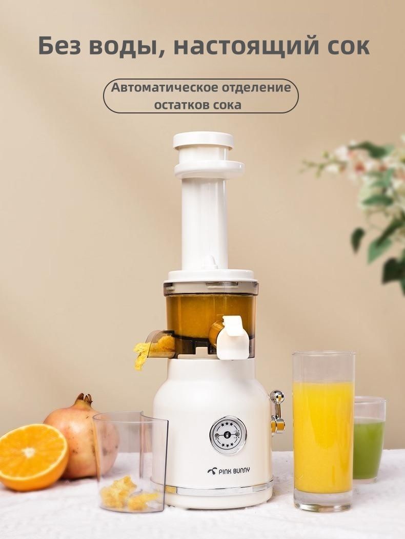 Соковыжималка шнековая CocoIsland-Juicer-001, белый - купить по низкой ...