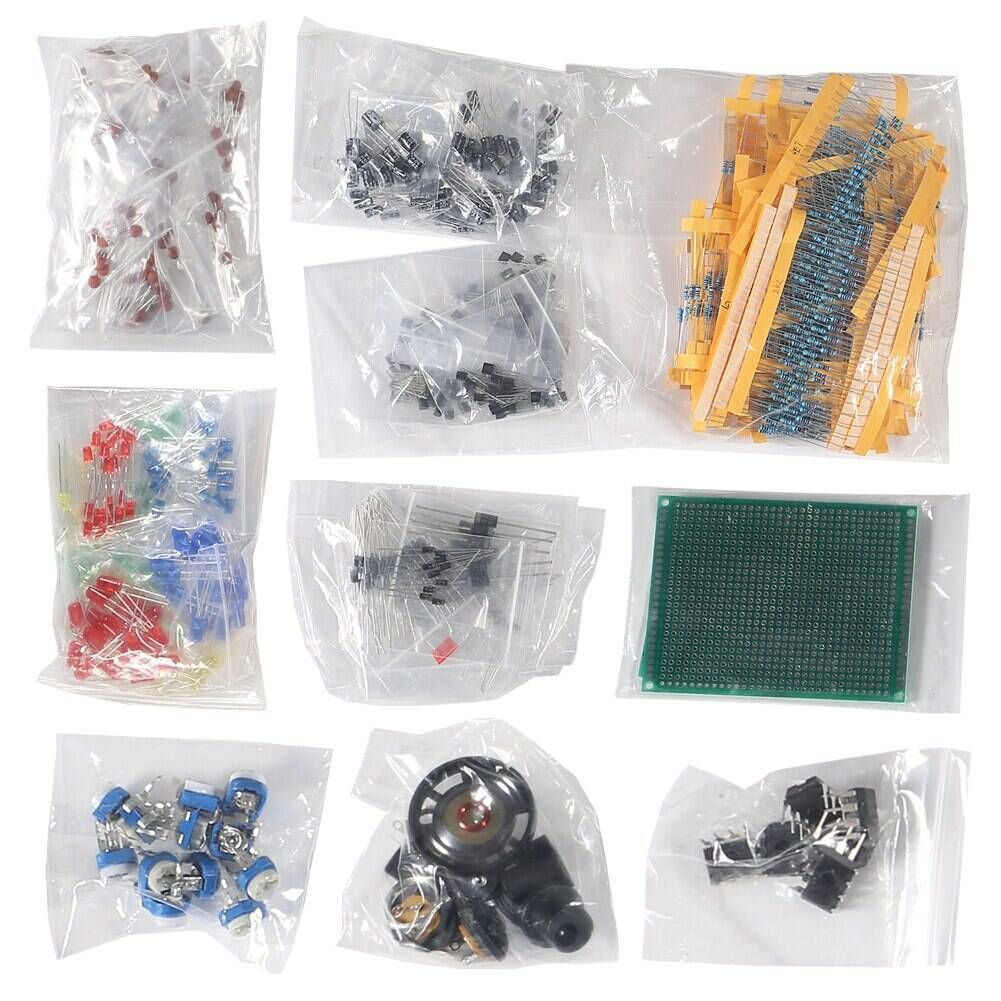 Большой MEGA набор радиоэлектроника / радиодеталей для ремонта и пайки ...