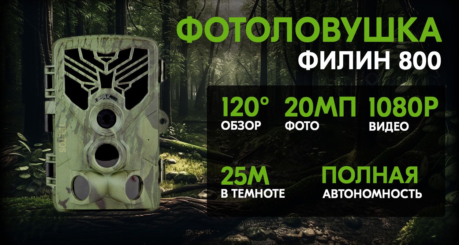 Фотоловушка Филин 800 для охоты, для охраны, для дачи, без отправки ...