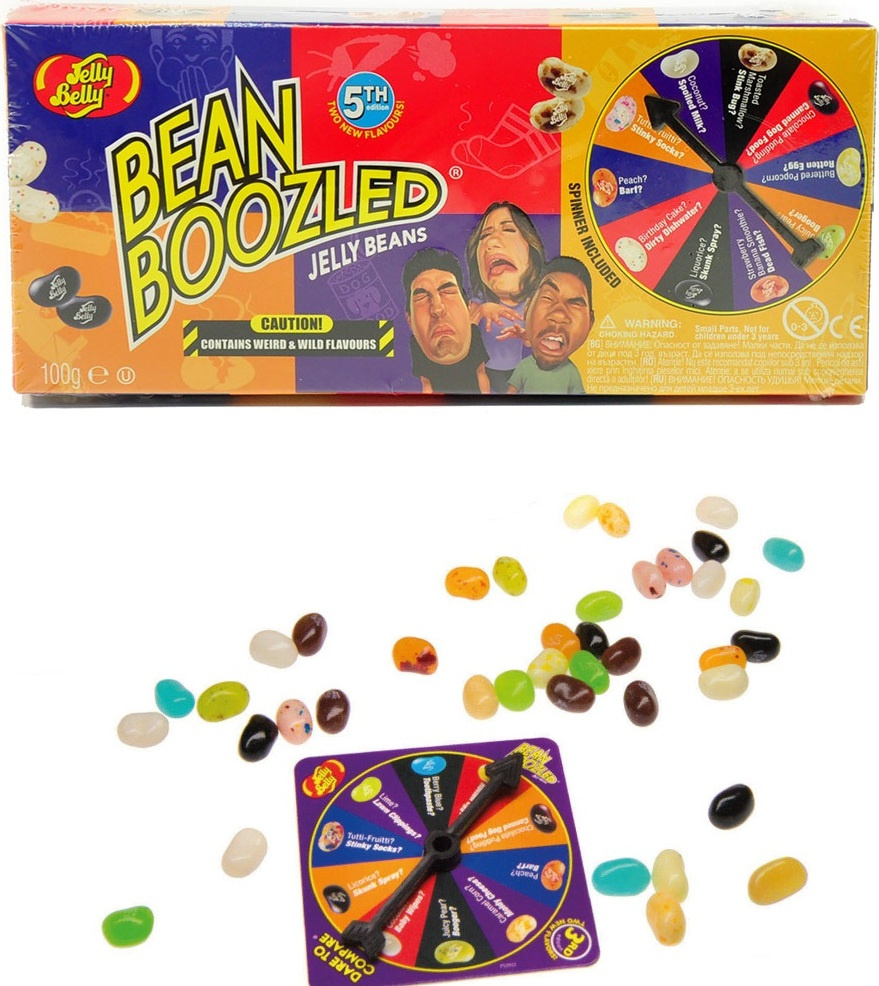 Конфеты Jelly Belly Bean Boozled Бин Бузлд Рулетка Вкусов, 100 гр