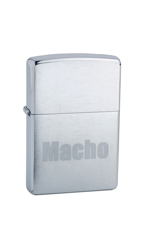 Зажигалка бензиновая ZIPPO Macho Brushed Chrome #1