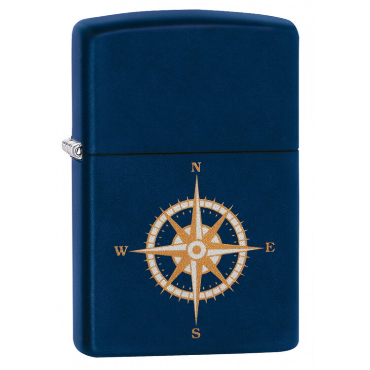 ZIPPO бензиновая зажигалка Navy Matte #1