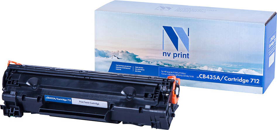 Тонер-картридж NV Print NV-CB435A/436A/285, черный, для лазерного принтера  #1
