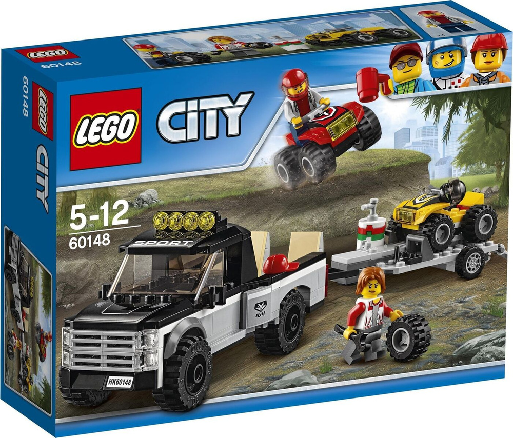 Конструктор LEGO City 60148 Гоночная команда #1