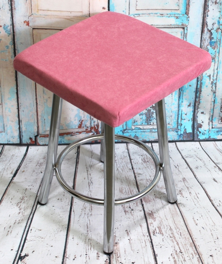 Подушка для сиденья МАТЕХ VELOURS CUADRO LINE 33х33 см. Цвет светло-розовый, арт. 38-115  #1