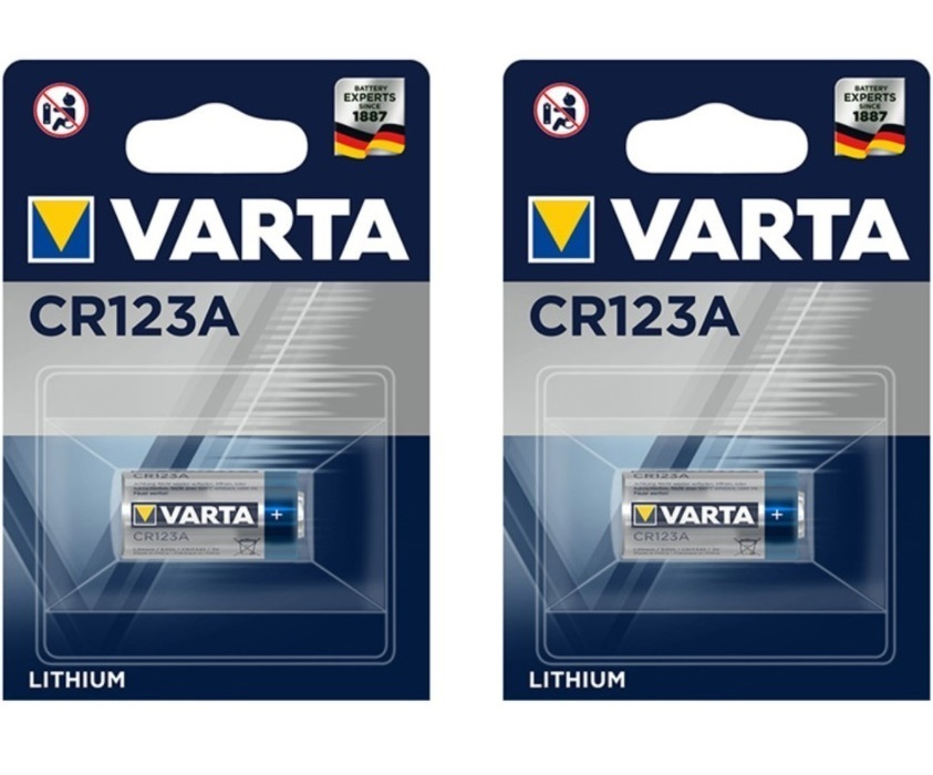 Батарейка Varta CR123A Lithium 2шт - купить с доставкой по выгодным ...
