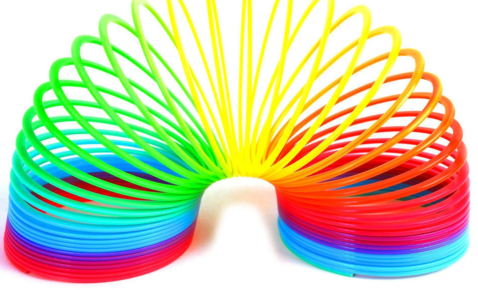 Пружинка - Слик Антистресс Радуга Игрушка, Запоминающийся Развивающий ...