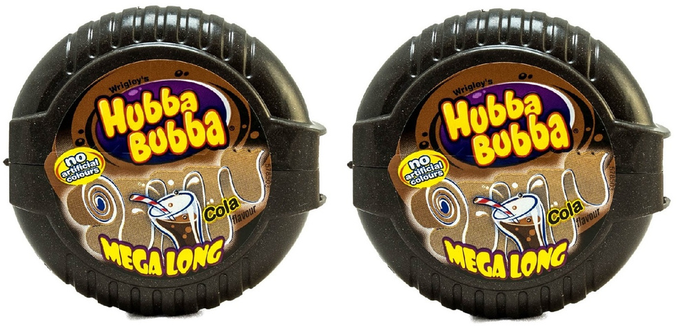 Жевательная резинка Hubba Bubba Mega Long Cola / Хубба Бубба со вкусом Колы 56 г 2 шт  #1