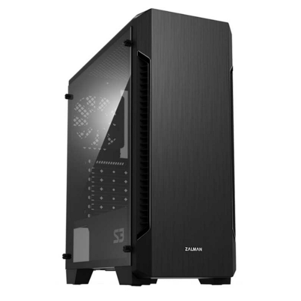 Корпус ZALMAN MidTower S3 black (ATX, без БП, 2xUSB2.0+USB3.2