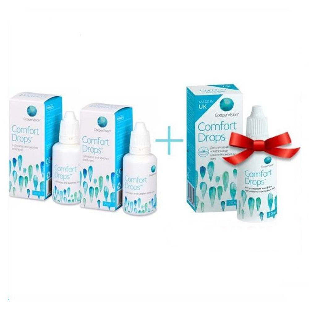 Увлажняющие капли для глаз CooperVision Comfort Drops (КуперВижн ...