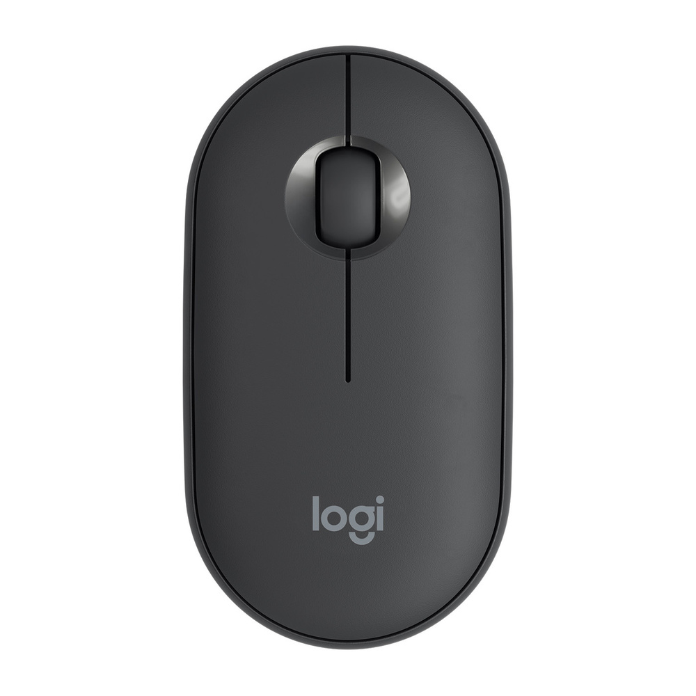 Logitech Мышь беспроводная Pebble M350, черный