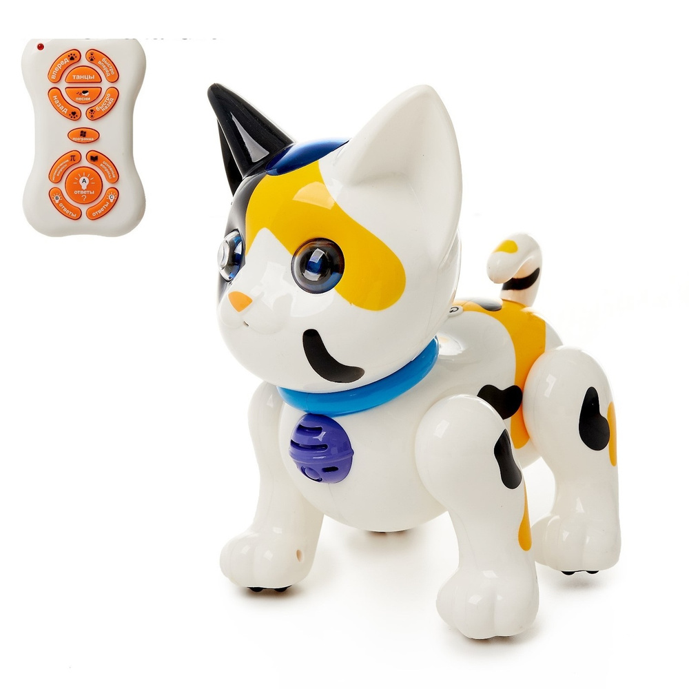 Робот радиоуправляемый умный котёнок - купить с доставкой по выгодным ценам  в интернет-магазине OZON (268928458)