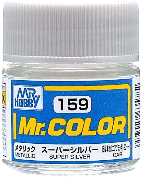 Mr.Color Краска эмалевая цвет Серебро (Металлик), 10мл #1