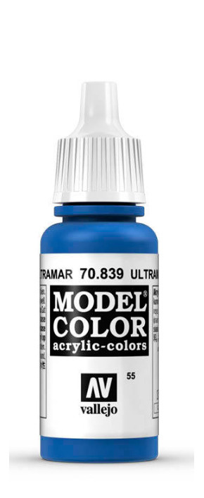 Краска Vallejo серии Model Color - Ultramarine 17мл. #1