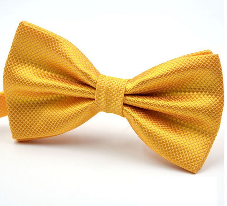 Галстук-бабочка золотая люкс 12х6.5 см - купить с доставкой по выгодным ...