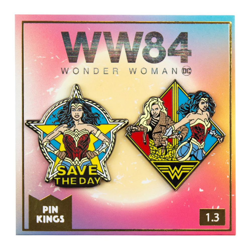 Значок Pin Kings DC (Мстители) Чудо-женщина 84 (Wonder Woman) 1.3 - набор  из 2 шт / брошь / подарок парню мужчине девушке подруге / сувенир - купить  с доставкой по выгодным ценам в интернет-магазине OZON (284393740)