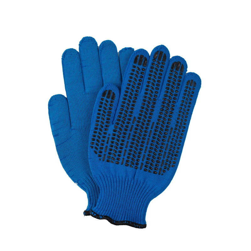 Перчатки двухслойные 10 класс плотные синие #1