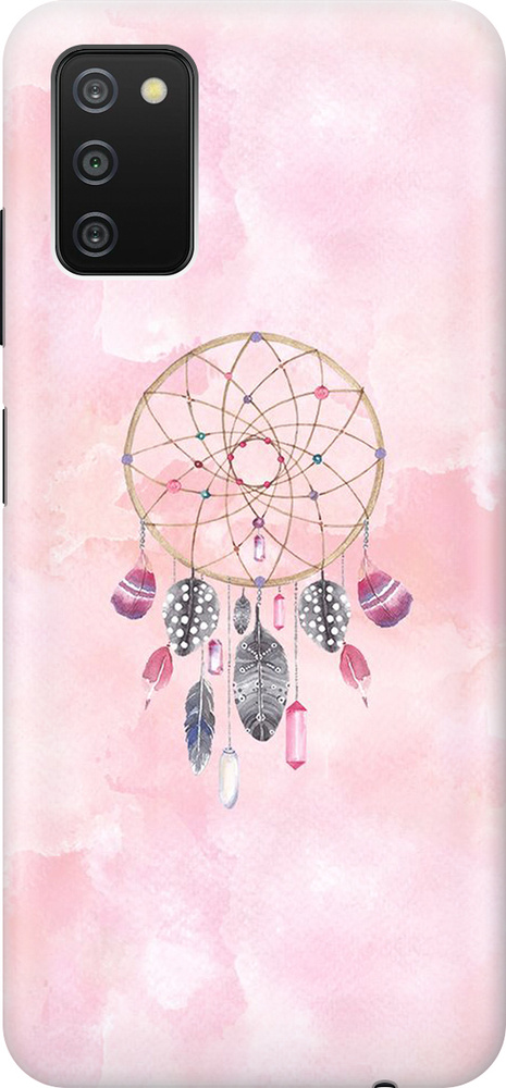 Силиконовый чехол Ловец снов на Samsung Galaxy A03s / Самсунг А03 эс ...
