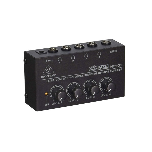 Behringer Microamp HA400 Усилитель для стереонаушников 4-канальный  #1