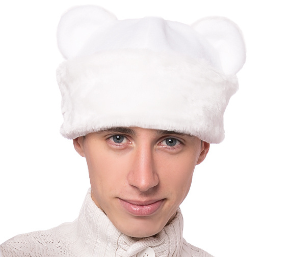 Шапка бурого Мишки для взрослого - купить онлайн в paraskevat.ru