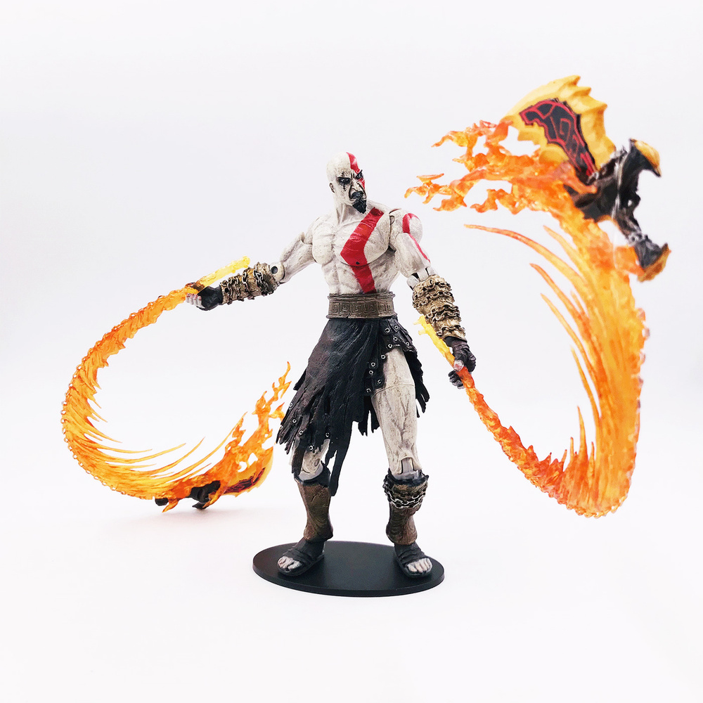 Фигурка: God of War Kratos With Flaming Blades Of Athena