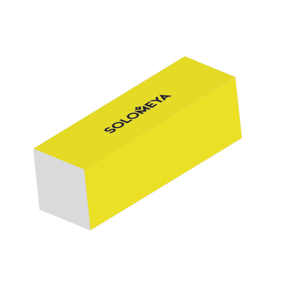Solomeya Блок-шлифовщик для ногтей желтый Yellow Sanding Block 2 шт. #1