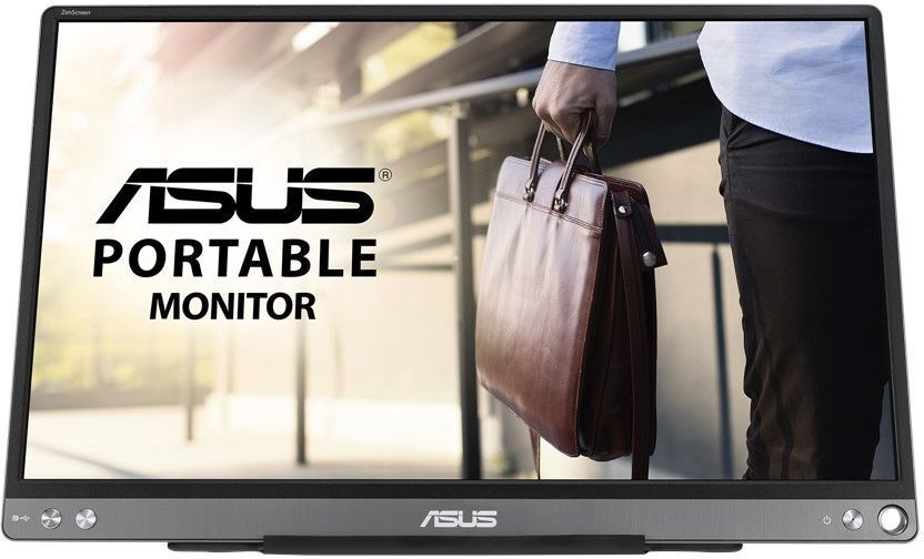 ASUS Монитор 15.6" Portable MB16ACE (90LM0381-B04170) dark grey (IPS,1920x1080,60Hz,4ms,Touch)  #1