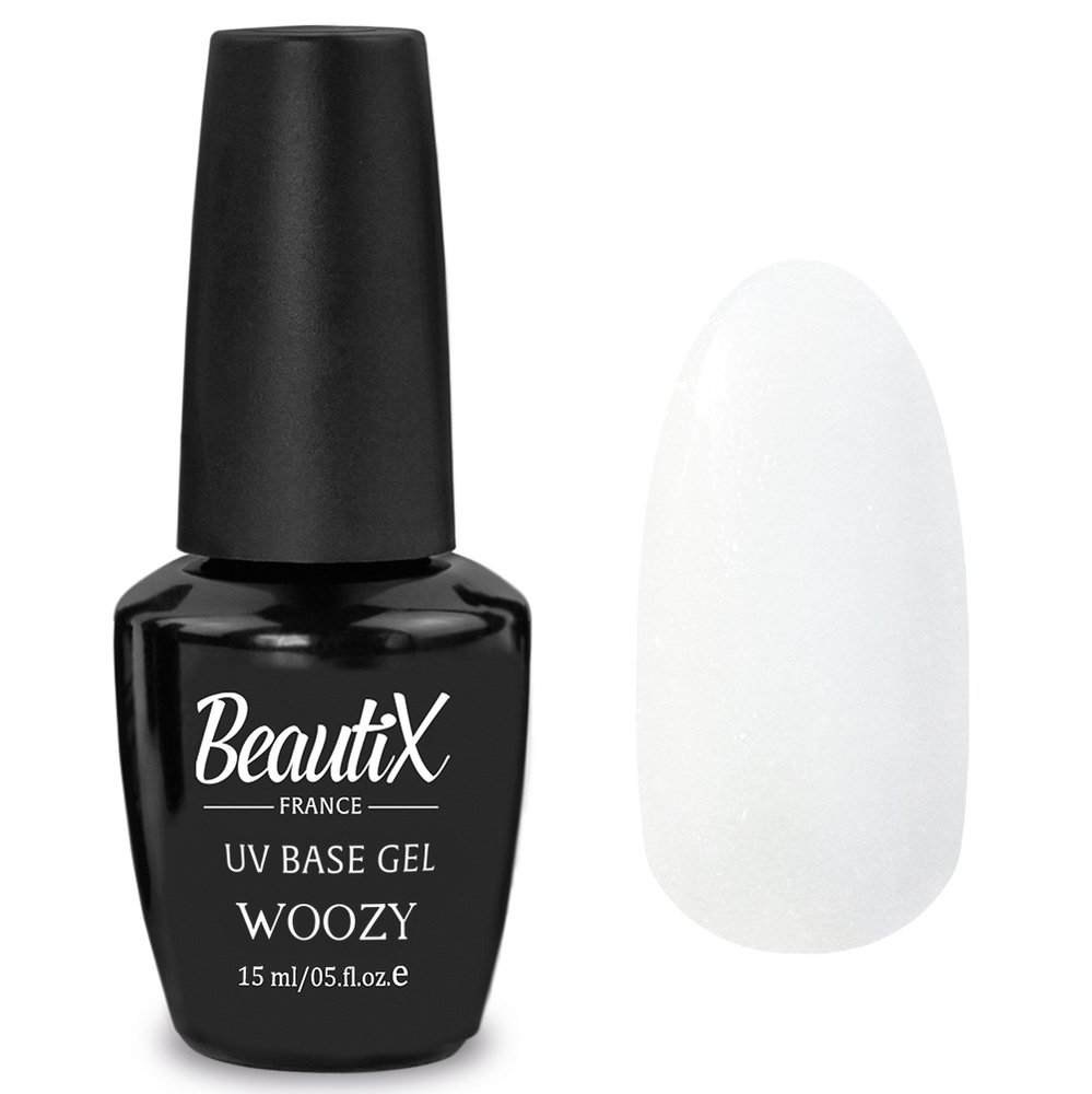 BeautiX Камуфлирующее базовое покрытие WOOZY, гель-лак для ногтей, 15 ...