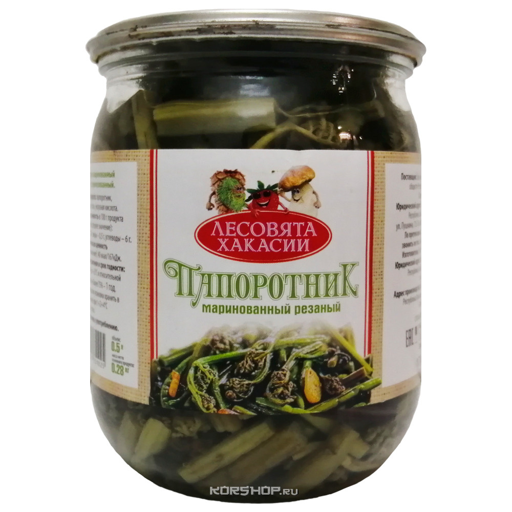 Лесовята Хакасии / Папоротник маринованный, соленый, резанный орляк - 0 ...