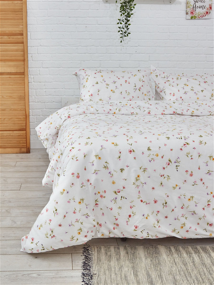 Lili Home Комплект постельного белья, Перкаль, 1,5 спальный, наволочки 50x70  #1