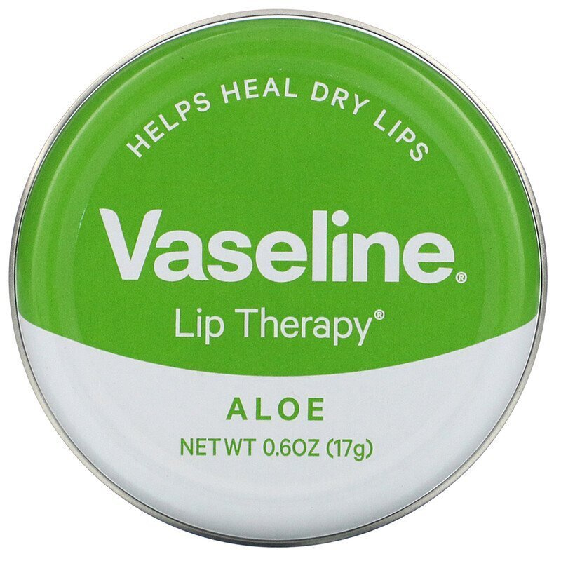 Vaseline, Lip Therapy, бальзам для губ, алоэ, 17 г #1